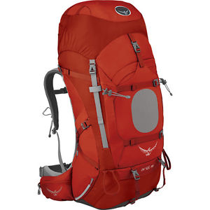 Osprey Ariel 75 Pack - Women's Camping Hiking Backpack (Red, Medium)