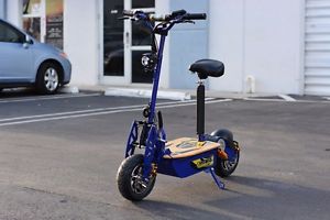 NEW ARRIVAL!2017 CAPTAIN RACING STREET EDITION 2000W 60V ELECTRIC SCOOTER (BLUE)