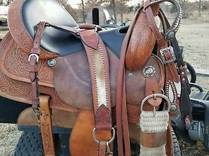 Circle Y saddle, pad and tack set.