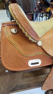 Double C Western Saddle, size 14