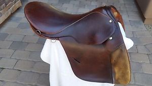 18" Stubben English Horse Saddle, Excellent Condition, Made in Switzerland
