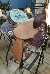 Circle Y High Horse Barrel saddle size 15