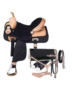 Tough-1 Western Saddle 7 Piece Package Lightweight Nylon 16" 9KS22167P