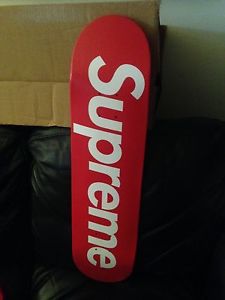 100 % Authentic Red Classic Supreme Board Deck Sean Cliver Hook Ups
