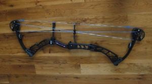 Elite Victory 39 Bow Black with Custom Blue Strings Right Hand 60 lb Limbs