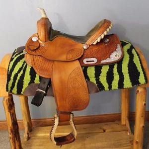 Rocking R Barrel Saddle 15"