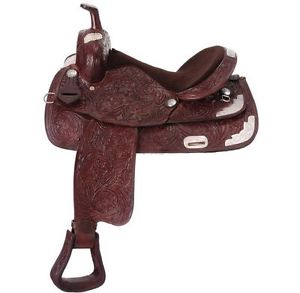 Tough-1 Saddle Western Silver Show Full Quarter Horse Bars RK9016
