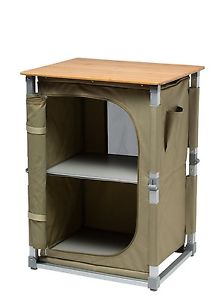 Cao Garde Camping Pantry with Bamboo Table Top. Free Shipping