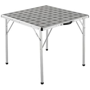 Coleman Square Folding Camping Table, 80 x 80 x 70 cm. Shipping is Free