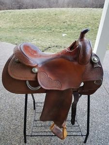 17" Bob's Custom Reiner Reining Saddle Used