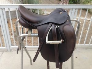 Prestige Dressage Saddle~ Dark Brown ~ 16 inches ~ Medium Tree