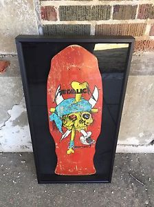 Original 1987 Metallica Zorlac Pirate Pushead Skateboard Deck Vintage OG