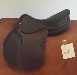 *Like New* 2016 Devoucoux Biarritz O, Jumping Saddle Dark Brown 18″