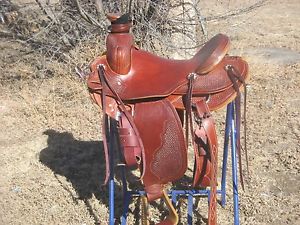 NEW 16"  MODIFIED ASSOCIATION RANCH SADDLE with 5 YEAR WARRANTY
