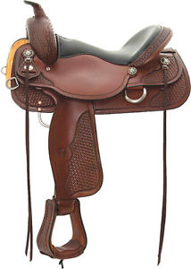 Circle Y 16" Ashton High Country Trail Saddle  #2617 - Full Quarter Horse Bar.