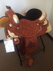 New with tags Textan AQHA 16 inch seat show saddle