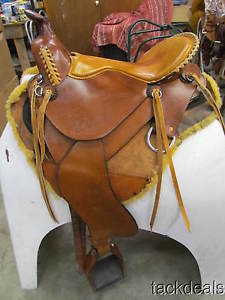 Synergist Trail Gaited Endurance Saddle 16" Wide & Matching Pad Lightly Used