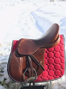 Bryden and Butler Event/Jumping Saddle- 17.5" CWD leathers