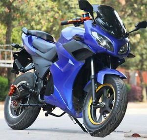 Luxury 72V 1000W super cool all electric street bike motercycle. Teen or adult!