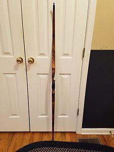 longbow, Big Jim buffalo longbow in zebra wood.