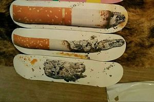 SET Supreme x urs fischer  skateboard skate deck