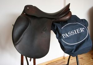 Dressage saddle PASSIER OPTIMUM II 17"/M calfleather! (amerigo hennig cwd) TOP!!