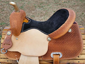 14.5" Hawkwood Saddlery Barrel Racing Saddle - Made in Texas