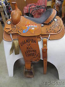 Double J Elephant Hide 15" Roping Roper Saddle New Never Used
