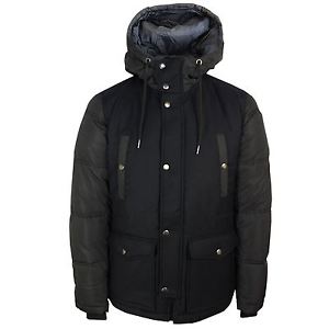 DIESEL GIACCA W-UNRESTY NERO DA UOMO CAPPOTTO IMBOTTITO