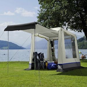 Geräte- und Küchenzelt Granary Deluxe Camping Stauraum 3Fenster Sonnendach 17kg