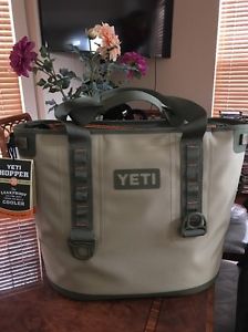 BRAND NEW YETI Hopper 30 Soft Side Cooler Field Tan/Blaze Orange