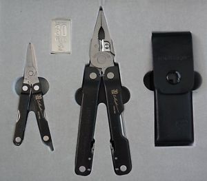 Leatherman 30th ANNIVERSARY Super Tool 300 & Micra Black DLC Gift Box Set 831687