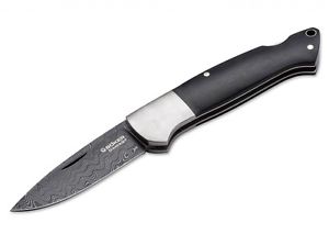 Böker Special Run Davis Damast Jagdmesser Klappmesser Taschenmesser Grenadill Gr
