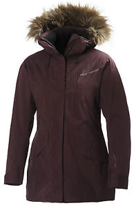 HH Helly Hansen Hilton Jacket Women 51482 bordeaux  Damenparka Damen Long Parka