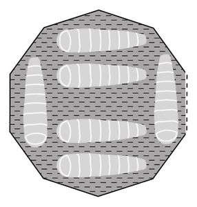 Robens Boden a Tenda Klondike Pile soffice Rivestimento pavimento