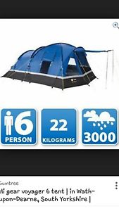 6 berth tent and accessories