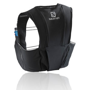 Salomon S-Lab Sense Ultra 8 Set Unisex Black Running Backpack Bag Vest Pack
