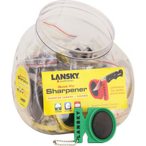 Set 24 affilatori tascabili con espositore Lansky Quick Fix Sharpener kn189