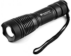 Nightsearcher MEGAZOOM Spot-to-Flood Beam LED Rechargeable Light Torch