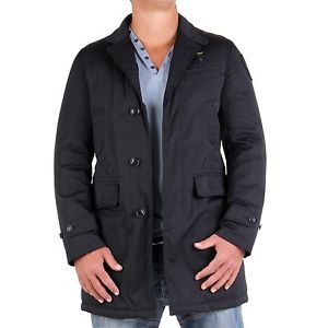 BLAUER USA Affari Degli Uomini Cappotto Eskimo Black BLU0446 Taglia M