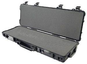 Peli Box Pelibox 1720 nero con Inserto schiuma Valigia per pistola Caccia