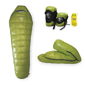 Outdoor Vitals - 0 Degree High Quality Down Sleeping Bag, Ultra Compact (Green)