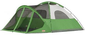 8-Person Screened Dome Tent Cabin Family Instant Hiking Camping Waterproof Green