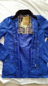 BARBOUR giacca leggera Uomo collo a scialle bristol blu cobalto Tgl S NUOVO