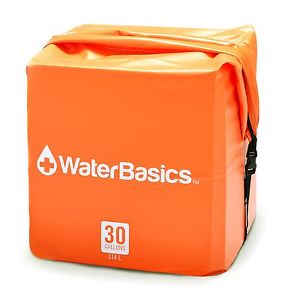 WaterBasics Emergency Water Storage Kit with Filter 30gal 67262