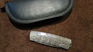 CUSTOM Knife - Kaj Embretsen - Edsbyn Schweden - Damast Folder- Klapp- Messer