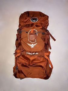 Osprey Atmos 50L AG Cinnabar Red, Mens Medium Torso Hiking Backpack