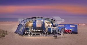 TENDA CAMPEGGIO GAMPING PER 5 PERSONE CON VERANDA CANADESE BRUNNER UNIVERSE FC 5