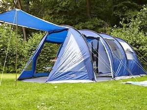 Tenda da campeggio SKANDIKA mod. CANYON II 5 posti h 200 cm - nuova - panoramica