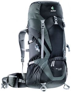 Deuter ACT Lite 40 + 10 Backpack - Black/Granite